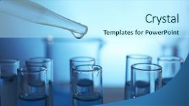  Presentation with saving water - PPT layouts consisting of water dropping from dropper background and a cool aqua colored foreground