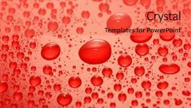  Presentation with water drops - Beautiful slides featuring water drops background backdrop and a  colored foreground