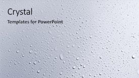  Presentation with water drops - Colorful slide deck enhanced with water drops background backdrop and a lemonade colored foreground