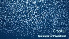  Presentation with blue drops - Presentation theme featuring water-drops-blue-bokeh-background background and a ocean colored foreground