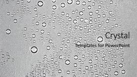 Presentation with water drop - Presentation with water drops bubbles close-up background and a light gray colored foreground