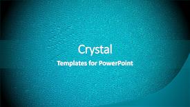  Presentation with water science - Amazing slide deck having water drops bubbles close-up backdrop and a gray colored foreground