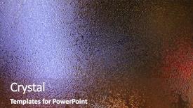  Presentation with water drops - Presentation theme consisting of water drops on wet glass background and a tawny brown colored foreground