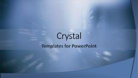  Presentation with abstract water drops - Audience pleasing slide deck consisting of water drops raining movement effect backdrop and a light blue colored foreground