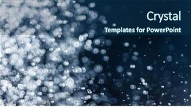  Presentation with water drops - Presentation design consisting of water-drops background and a ocean colored foreground