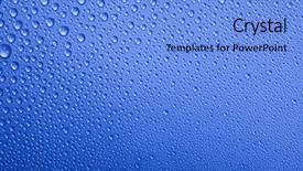  Presentation with water drops - Cool new PPT theme with water drops backdrop and a light blue colored foreground
