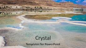  Presentation with medical tourism - PPT theme with water evaporation - concept of medical and ecological background and a light gray colored foreground