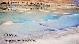  Presentation with medical tourism - PPT layouts featuring water evaporation - hot summer day in israel background and a light gray colored foreground