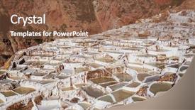  Presentation with evaporation - Audience pleasing slide deck consisting of water evaporation - maras salt ponds located backdrop and a tawny brown colored foreground