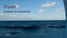  Presentation with evaporation - Beautiful presentation design featuring open spiral bound notebook with backdrop and a sky blue colored foreground