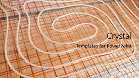  Presentation with water purifier system - Colorful slide set enhanced with water floor heating system underfloor backdrop and a coral colored foreground