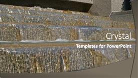 Presentation with water fountain - PPT layouts enhanced with water-fountain-in-the-park background and a gray colored foreground