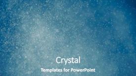  Presentation with ice blue - Cool new presentation theme with water ice fog - abstract blue mist background backdrop and a teal colored foreground