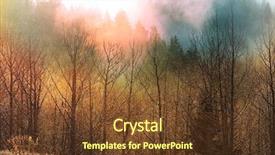  Presentation with snow covered trees and falling - Slides having water ice fog - late autumn landscapes trees covered background and a tawny brown colored foreground