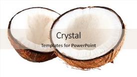  Presentation with coconut water - Cool new presentation theme with water jet cutting - coconut backdrop and a lemonade colored foreground