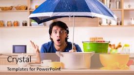  Presentation with neighbors - Beautiful slide deck featuring water leakage from the neighbor backdrop and a coral colored foreground