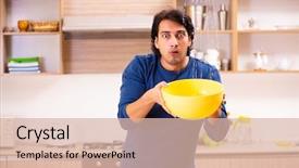  Presentation with neighbors - Cool new slide deck with water leakage from the neighbors backdrop and a lemonade colored foreground