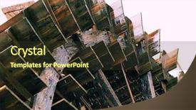  Presentation with wheel - Slides having water mill wheel background and a tawny brown colored foreground