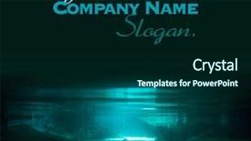  Presentation with under water - Slide set having water on a subterranean background and a  colored foreground