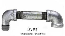  Presentation with water pipe - Amazing slides having water pipe backdrop and a white colored foreground