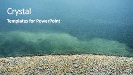  Presentation with water pollution - PPT layouts with water pollution background and a teal colored foreground