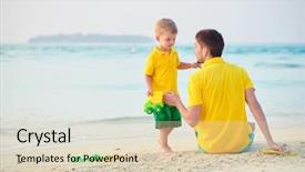  Presentation with three - Amazing slide deck having water polo - three year old toddler boy backdrop and a lemonade colored foreground