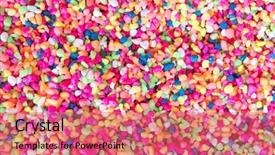  Presentation with rock - Slide set enhanced with water preacious - colorful rock background background and a coral colored foreground