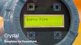  Presentation with co2 in water - Amazing presentation design having water pressure and temperature indicator backdrop and a gray colored foreground
