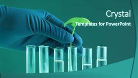  Presentation with scientific research - Beautiful slides featuring water quality - scientific research backdrop and a ocean colored foreground