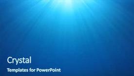  Presentation with unmanned underwater vehicles - Slide set enhanced with water rays - underwater background photo background and a ocean colored foreground