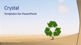  Presentation with green energy - Slide deck enhanced with water recycling - green energy question background and a sky blue colored foreground