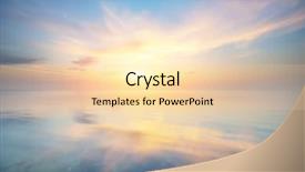  Presentation with element - PPT layouts with water reflection element of design background and a lemonade colored foreground