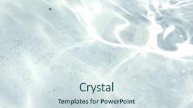  Presentation with reflection - Slides featuring water reflection for background background and a sky blue colored foreground