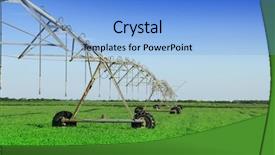  Presentation with water resource - Beautiful presentation featuring water resource irragation - crop irrigation using the center backdrop and a light blue colored foreground
