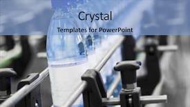  Presentation with water bottle - Amazing presentation having industrial water - close up of bottle industry backdrop and a light blue colored foreground