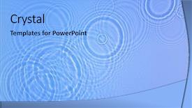  Presentation with water ripple - Amazing presentation theme having water ripple background backdrop and a light blue colored foreground