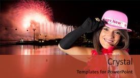  Presentation with firework - Cool new presentation theme with cockroaches military fort in western ukraine in rivne backdrop and a gray colored foreground