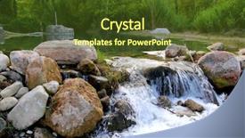  Presentation with ayurvedic medicine and nature spa - Cool new slides with water rocks - mijares river near montanejos nature backdrop and a  colored foreground