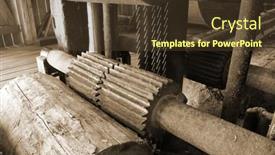  Presentation with norway - Slide set enhanced with water-sawmill-norway-monochrome-sepia background and a  colored foreground