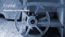  Presentation with society - Slides with water-sawmill-recovered background and a ocean colored foreground