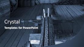  Presentation with society - Slides having water-sawmill-recovered background and a tawny brown colored foreground