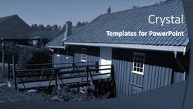  Presentation with society - Presentation enhanced with water-sawmill-recovered background and a ocean colored foreground