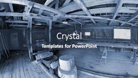  Presentation with society - Presentation theme with water-sawmill-recovered background and a ocean colored foreground