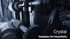  Presentation with society - Presentation theme consisting of water-sawmill-recovered background and a  colored foreground