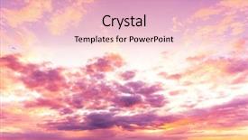  Presentation with sunset water seagull - PPT theme featuring water setting into the sea background and a  colored foreground