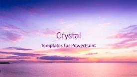  Presentation with sunset water dolphin - PPT theme enhanced with water setting into the sea background and a sky blue colored foreground