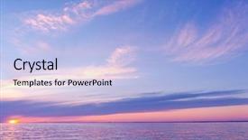  Presentation with sea water - PPT layouts featuring water setting into the sea background and a  colored foreground