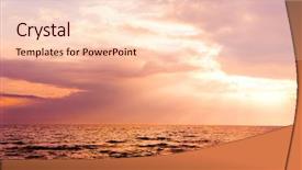  Presentation with water sun - Amazing presentation having water setting sun backdrop and a lemonade colored foreground