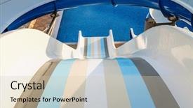  Presentation with water purifier system - Colorful presentation theme enhanced with water slide in the waterpark backdrop and a soft green colored foreground