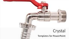  Presentation with classic - Cool new presentation with water spigot - tap faucet classic vintage backdrop and a white colored foreground